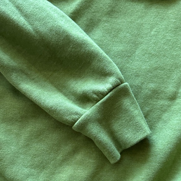 Aviator Nation Green Sweatshirt with Red Heart - Picture 3 of 5